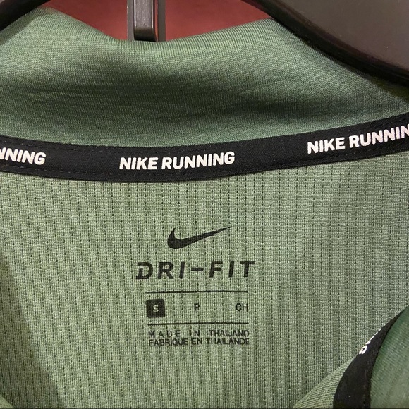 Nike Green Quarter Zip Size Small - Picture 2 of 4